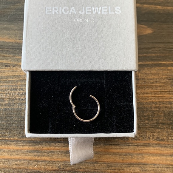 16g 12mm Titanium Hoop - Picture 3 of 3